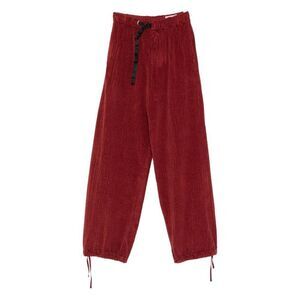 WHITE SAND Women's Relaxed Fit Wide Leg Drawstring Trousers Women BORDEAUX Pants